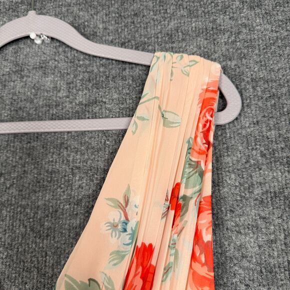 Lulu's Floral Maxi Dress - Pink and Green - Picture 7 of 15